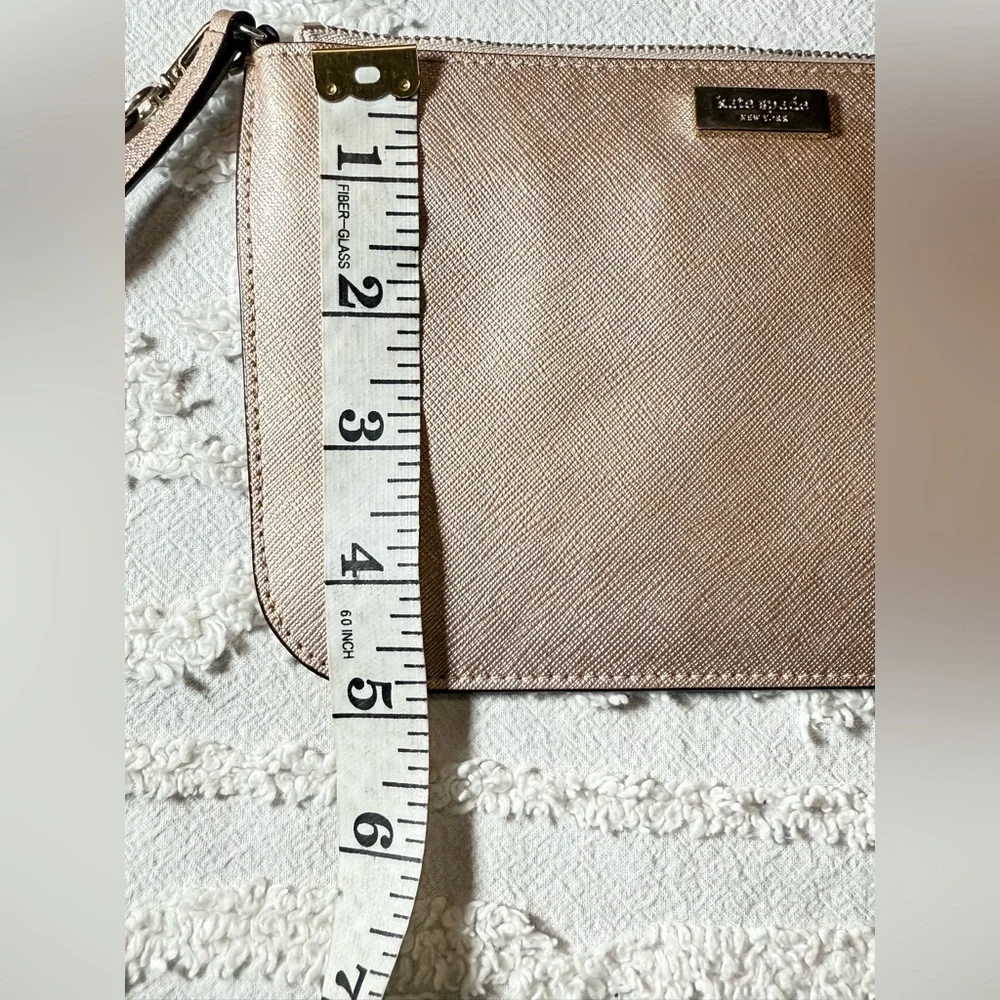 Kate Spade Metallic Gold Wristlet Clutch